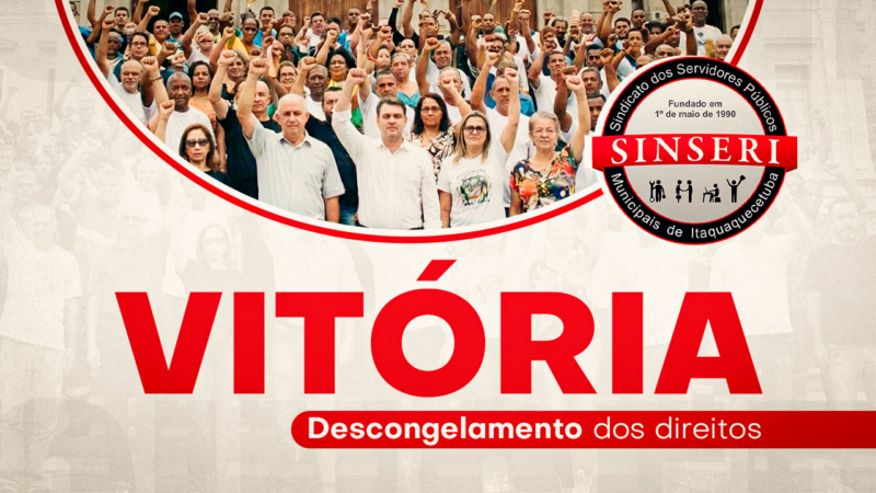 Sinseri solicita à Prefeitura cumprimento da Lei Complementar nº 226/26 que retoma contagem de tempo do direitos dos Servidores