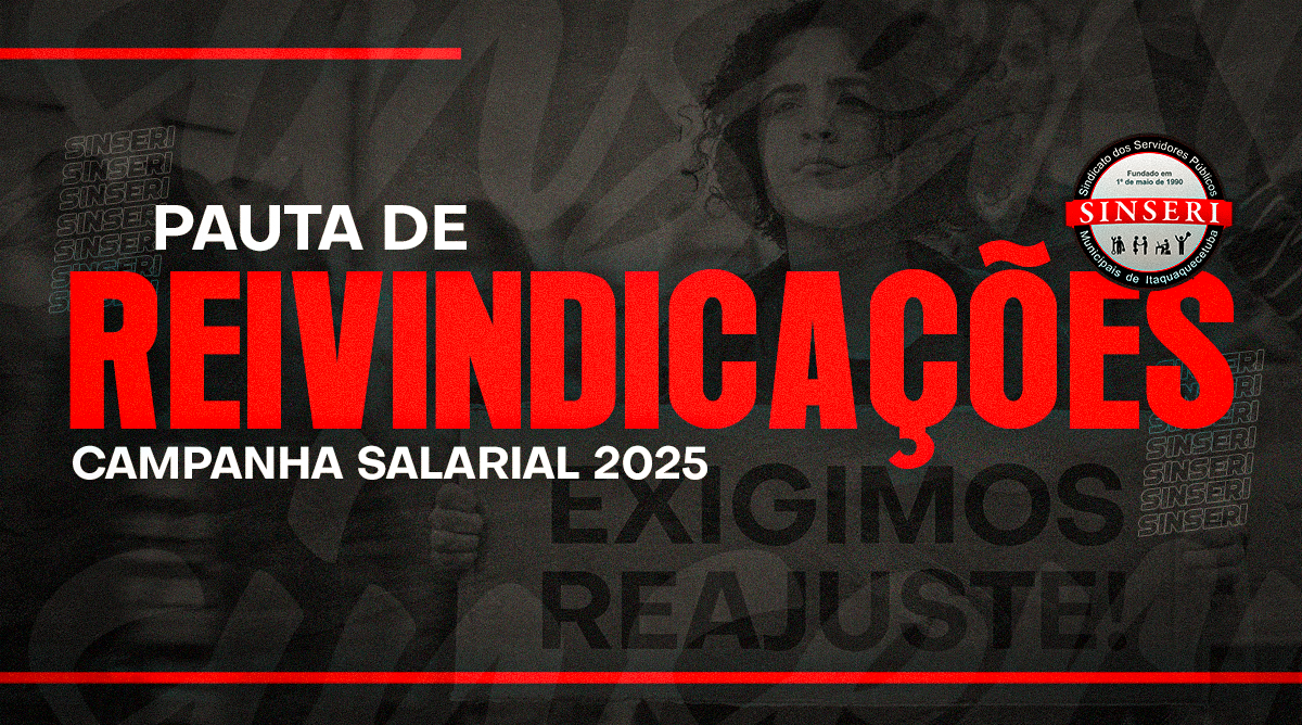 Campanha Salarial 2025 | Protocolamos ofício na Prefeitura com a Pauta de Reivindicações da categoria. Cobramos agilidade!