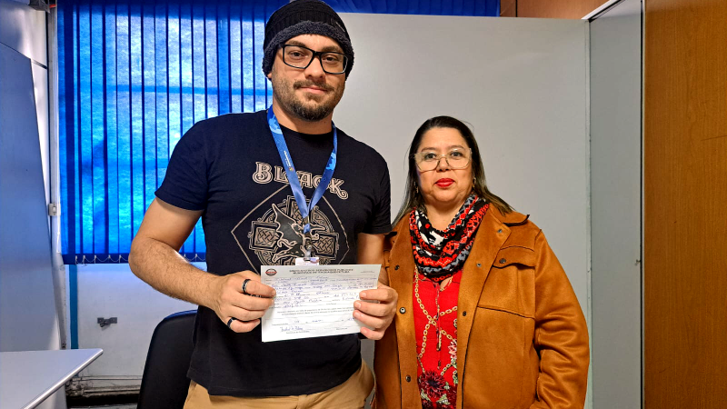 Michael Martins Palma, Auxiliar de Gestão Pública, é o mais novo associado do Sinseri. Seja bem-vindo!