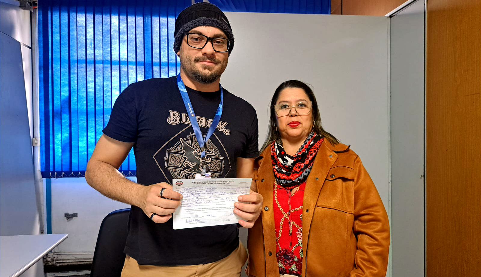 Michael Martins Palma, Auxiliar de Gestão Pública, é o mais novo associado do Sinseri. Seja bem-vindo!