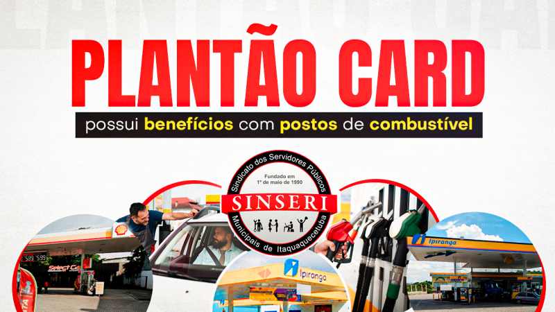 PLANTÃO CARD | Parceira oferece diversos serviços de postos de gasolina, incluindo: Giby, Machico, Mirandella e San Carlo