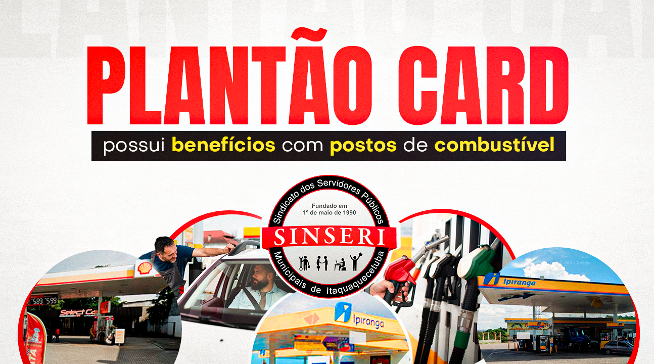 PLANTÃO CARD | Parceira oferece diversos serviços de postos de gasolina, incluindo: Giby, Machico, Mirandella e San Carlo