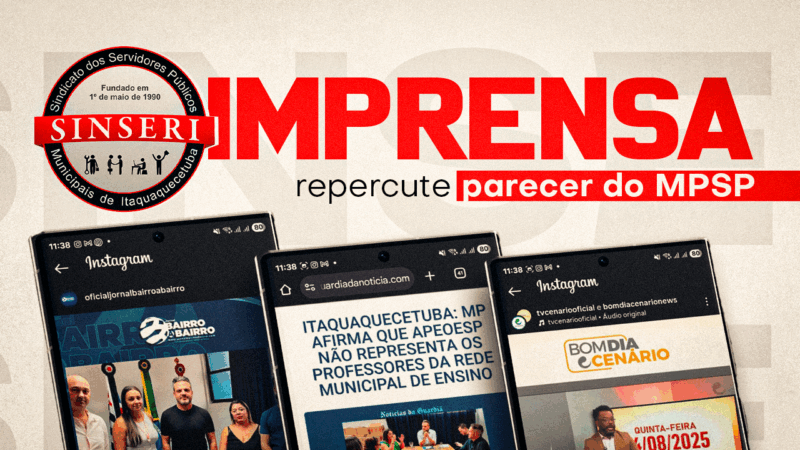 Imprensa repercute parecer do Ministério Público em ação da Apeoesp sobre greve ilegal e irresponsável