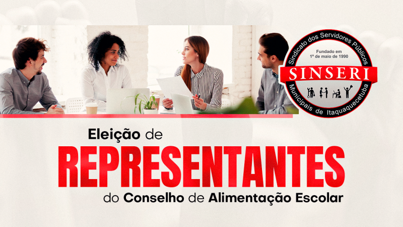 Educação de Itaquá define representantes para o Conselho de Alimentação Escolar. Será online, 28 de setembro, às 17h30
