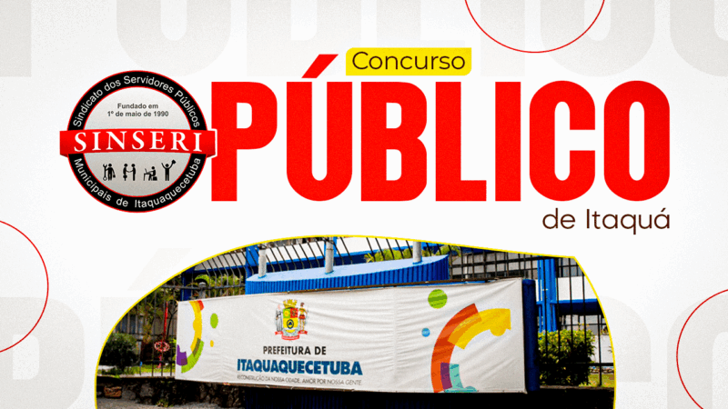 Prefeitura de Itaquá abre concurso público com 215 vagas para cargos de Professores, Procuradores e na Contabilidade