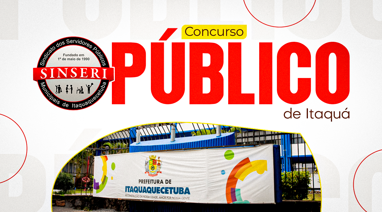 Prefeitura de Itaquá abre concurso público com 215 vagas para cargos de Professores, Procuradores e na Contabilidade