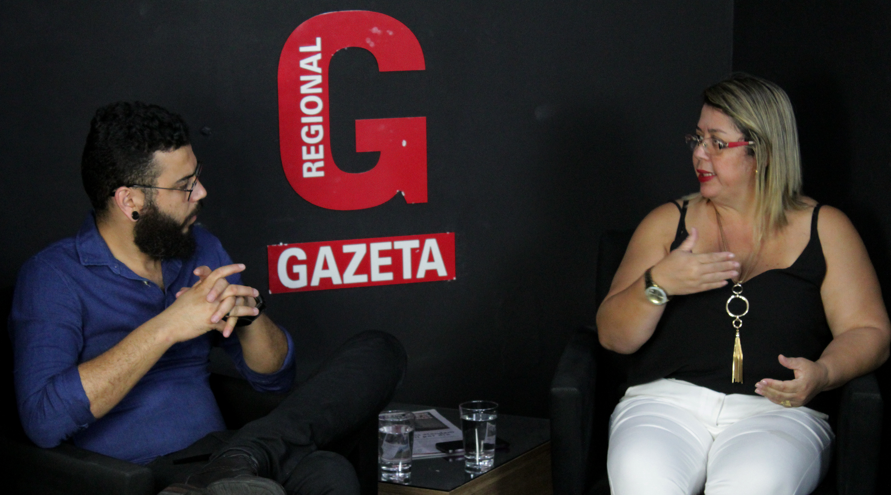 Presidente Clícia e nosso técnico Leonardo participam de live no Jornal “Gazeta Regional”