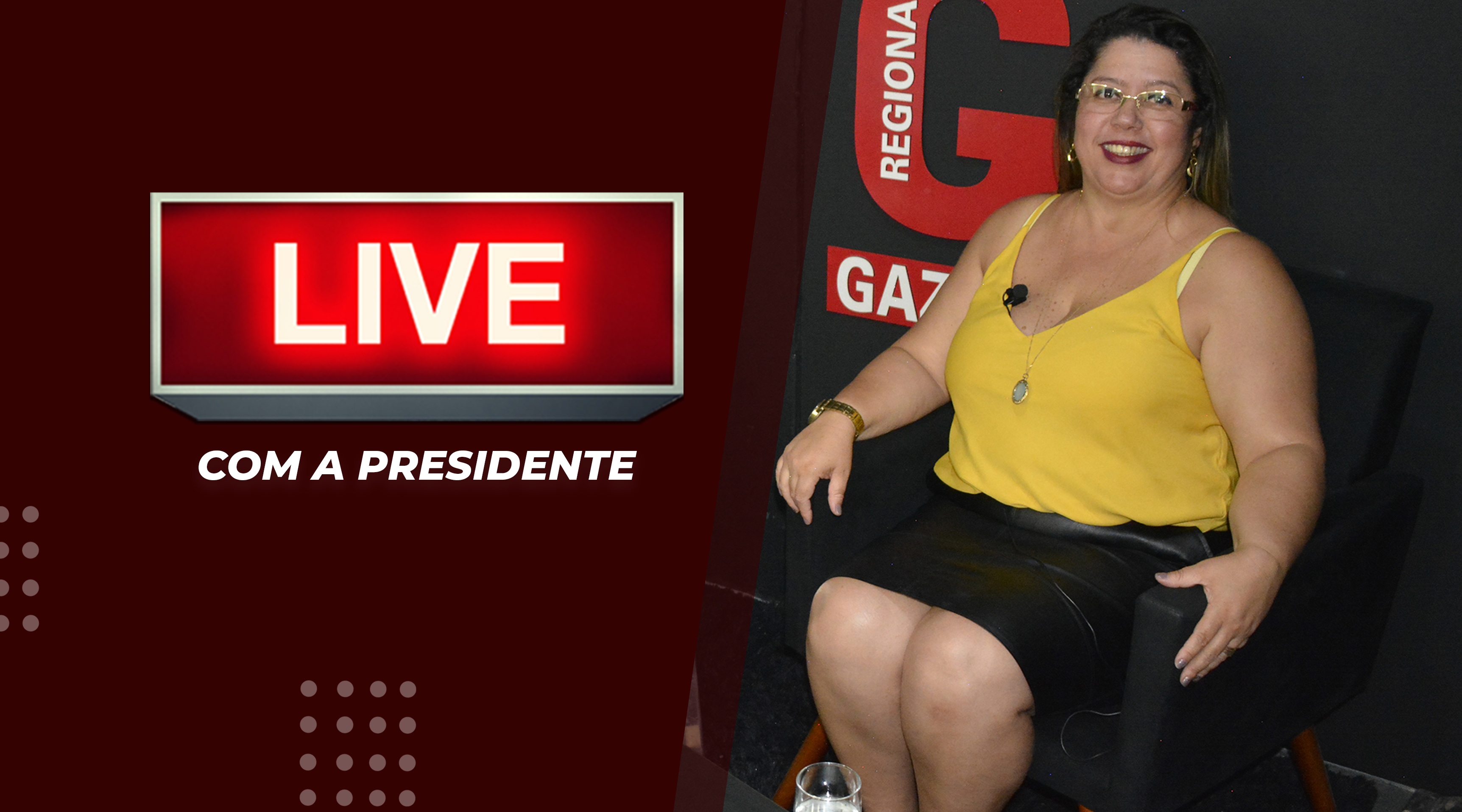 GAZETA REGIONAL I Presidente Clícia participa de live quinta, dia 21 de maio, às 13 horas