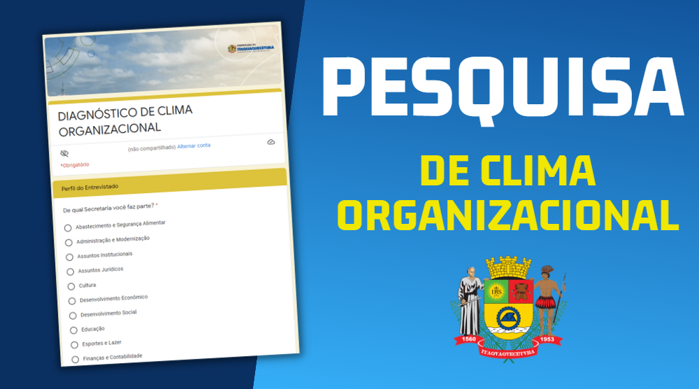 Servidor: participe da Pesquisa online de Clima Organizacional da Administração até quinta (28)