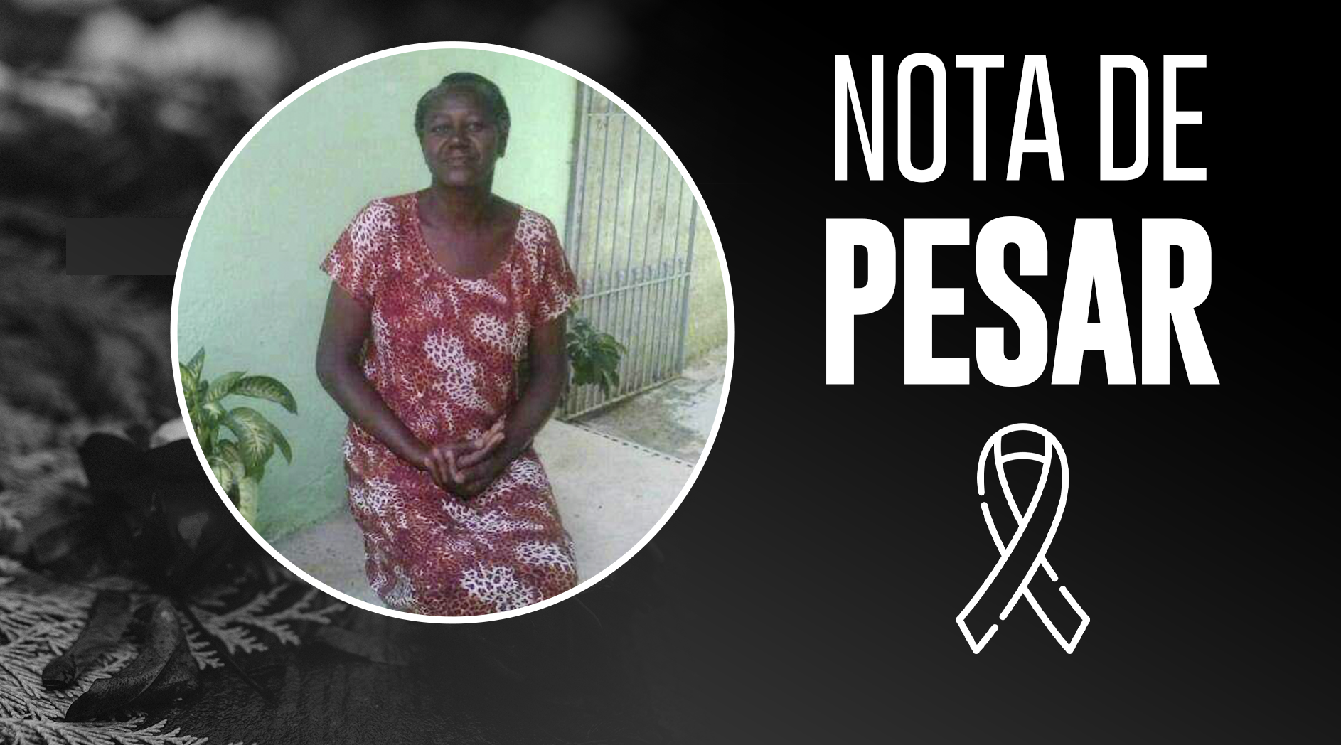 Informamos o falecimento da Servidora da Saúde Benedita Jussara Mendes