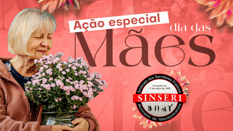 Sorteio da “Ação Especial Dia das Mães” será dia 15 de maio, às 14 horas, ao vivo pelo YouTube!