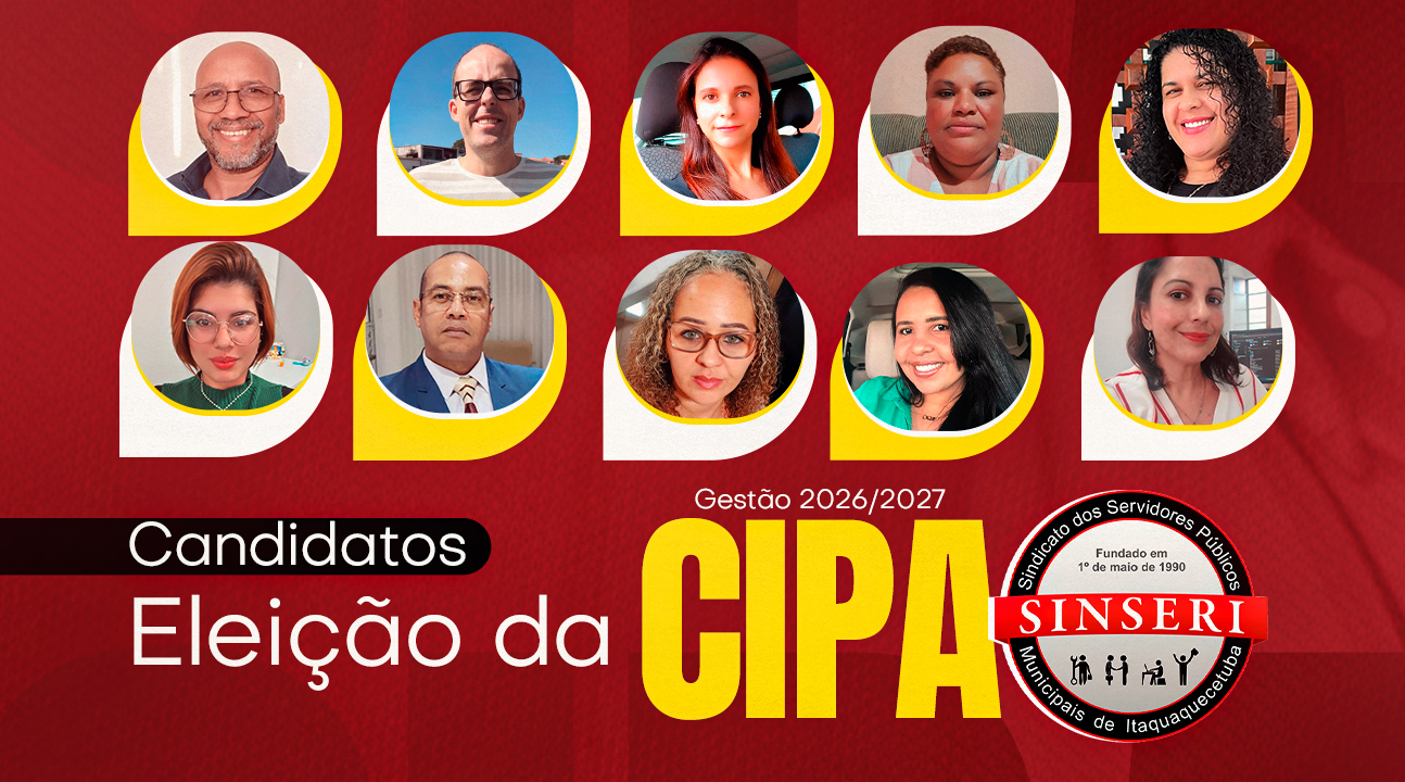 PARTICIPEM, SERVIDORES | Escolha seu representante para integrar à CIPA. Eleição será dia 25/9, das 8 às 15h30, online!