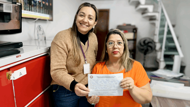 Seja bem-vinda, Uyara Franco, Auxiliar de Creche da unidade Nossa Senhora D’Ajuda – nossa mais nova associada!