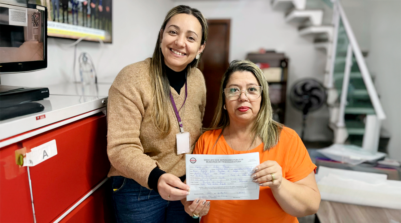 Seja bem-vinda, Uyara Franco, Auxiliar de Creche da unidade Nossa Senhora D’Ajuda – nossa mais nova associada!