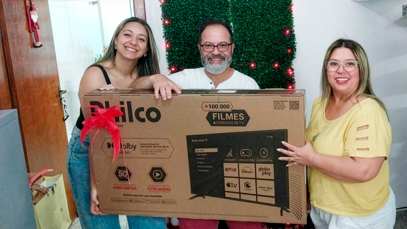 Live Premiada 2025 🎁 | Servidores vêm à sede retirar seus brindes e elogiam iniciativa do Sinseri