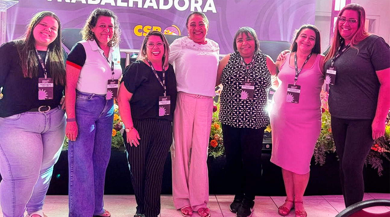 Encontro Nacional da Mulher Trabalhadora da CSB | Sinseri participa dos debates e reforça luta contra violência no trabalho e feminicídio