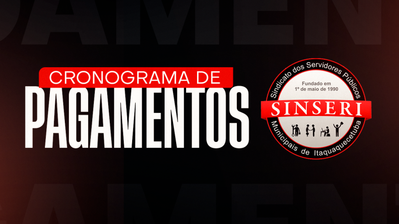 Confira o cronograma oficial com as datas de pagamento dos Servidores de Itaquaquecetuba
