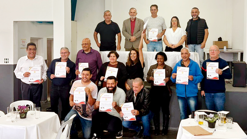 Arujá/SP | Sinseri prestigia posse da nova diretoria do Sindismar e reforça união regional dos Servidores