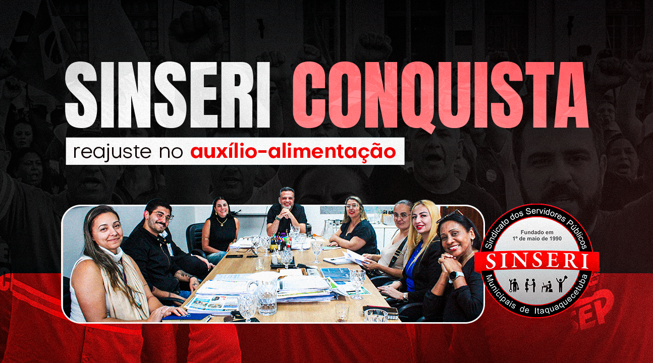 SINSERI conquista reajuste de 40% no auxílio-alimentação após reunião com o prefeito Eduardo Boigues. 13º do benefício está mantido!